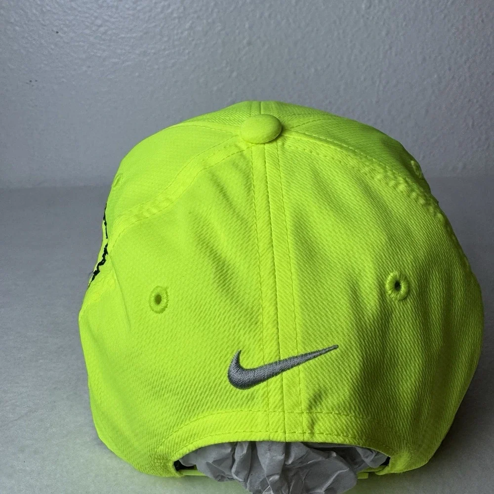 Nike Golf Oregon Ducks Rose Bowl Game‎ Hat Neon Yellow Green SnapBack Cap